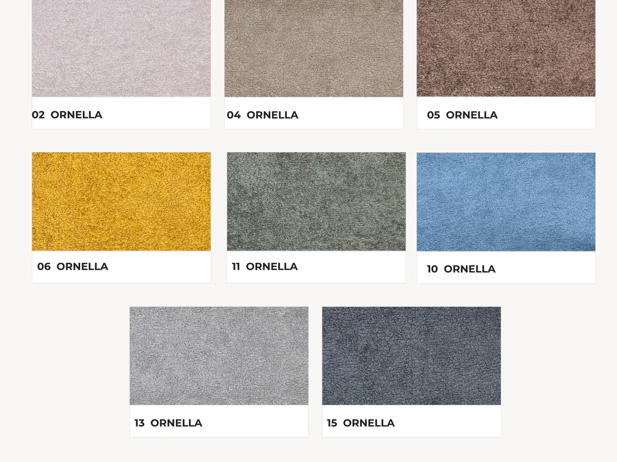 Colores de la colección de tela Ornella